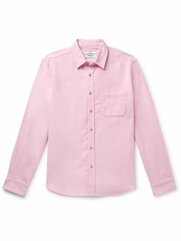 Photo: Portuguese Flannel - Teca Cotton-Flannel Shirt - Pink
