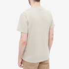 Foret Men's Resin Logo T-Shirt in Fog/Dark Green