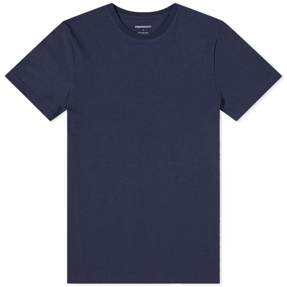 Photo: Organic Basics Men's Organic Cotton T-Shirt in Navy