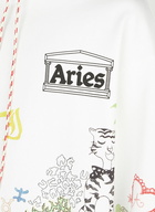 Aries - Doodle Hooded Sweatshirt in White