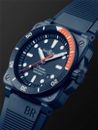 Bell & Ross - BR 03-92 Diver Tara Limited Edition Automatic 42mm Ceramic and Rubber Watch, Ref. No. BR0392-D-TR-CE/SRB