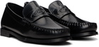 Casablanca Black Leather Loafers