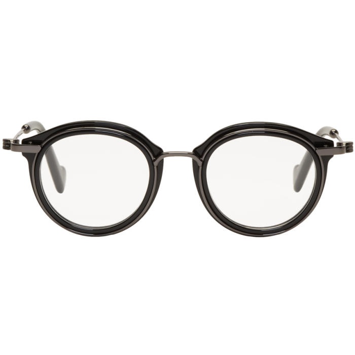 Photo: Moncler Black and Gunmetal ML5007 Glasses