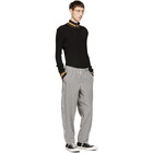 Nanamica Grey Vertical Stripe Trousers