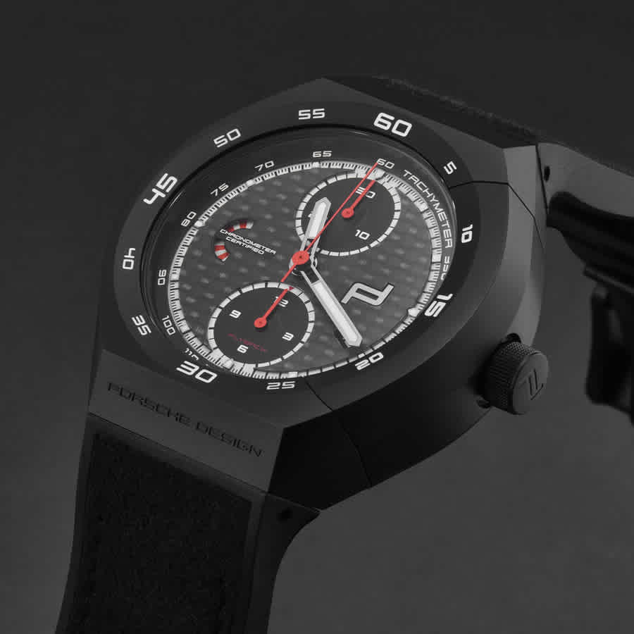 Porsche Design Monobloc Actuator Flyback Chronograph Automatic Black Dial Mens Watch 6033.6.01.009.06.2