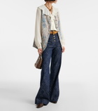 Etro Paisley cotton-blend jacquard vest