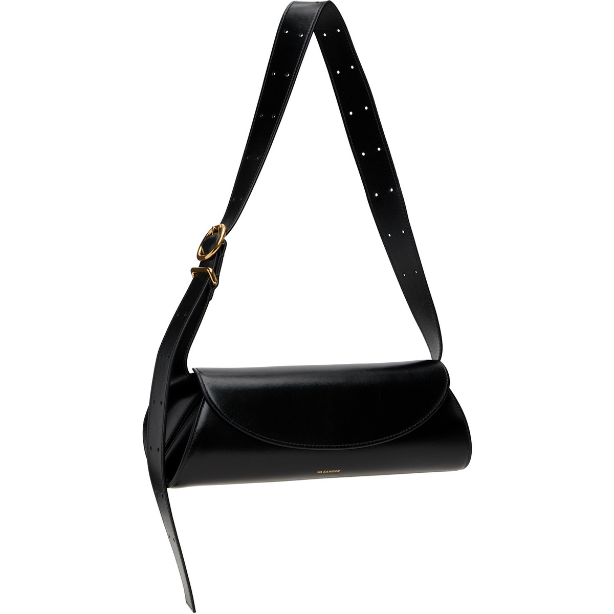Jil Sander Black Cannolo Small Bag