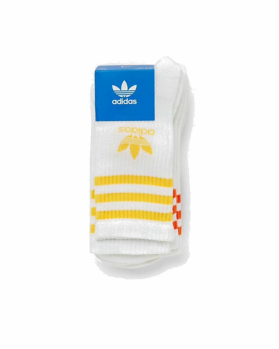 Photo: Adidas Crew Sock 3 Str White - Mens - Socks