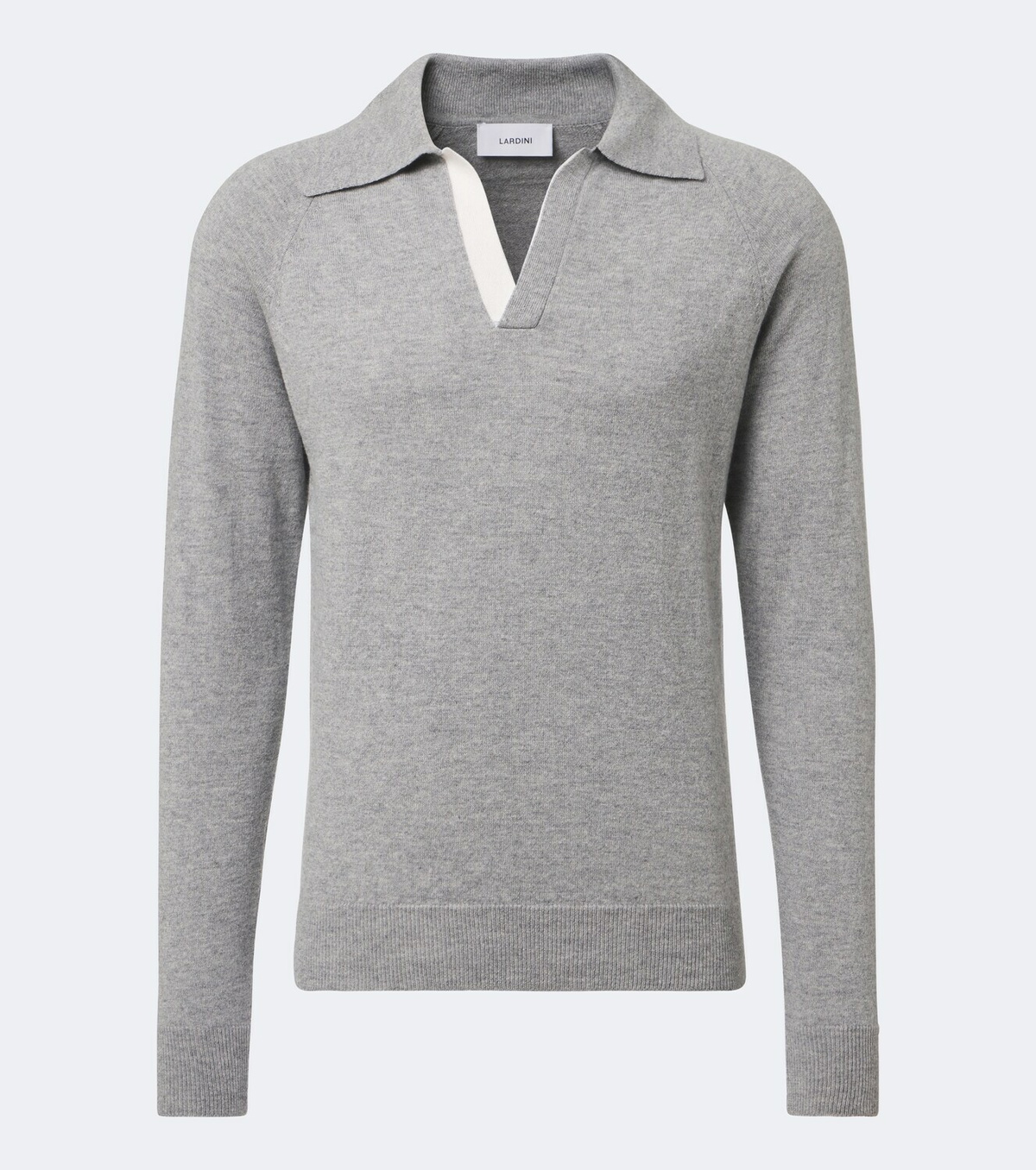 Lardini Virgin wool and cashmere polo sweater