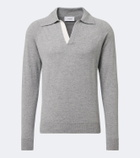 Lardini Virgin wool and cashmere polo sweater