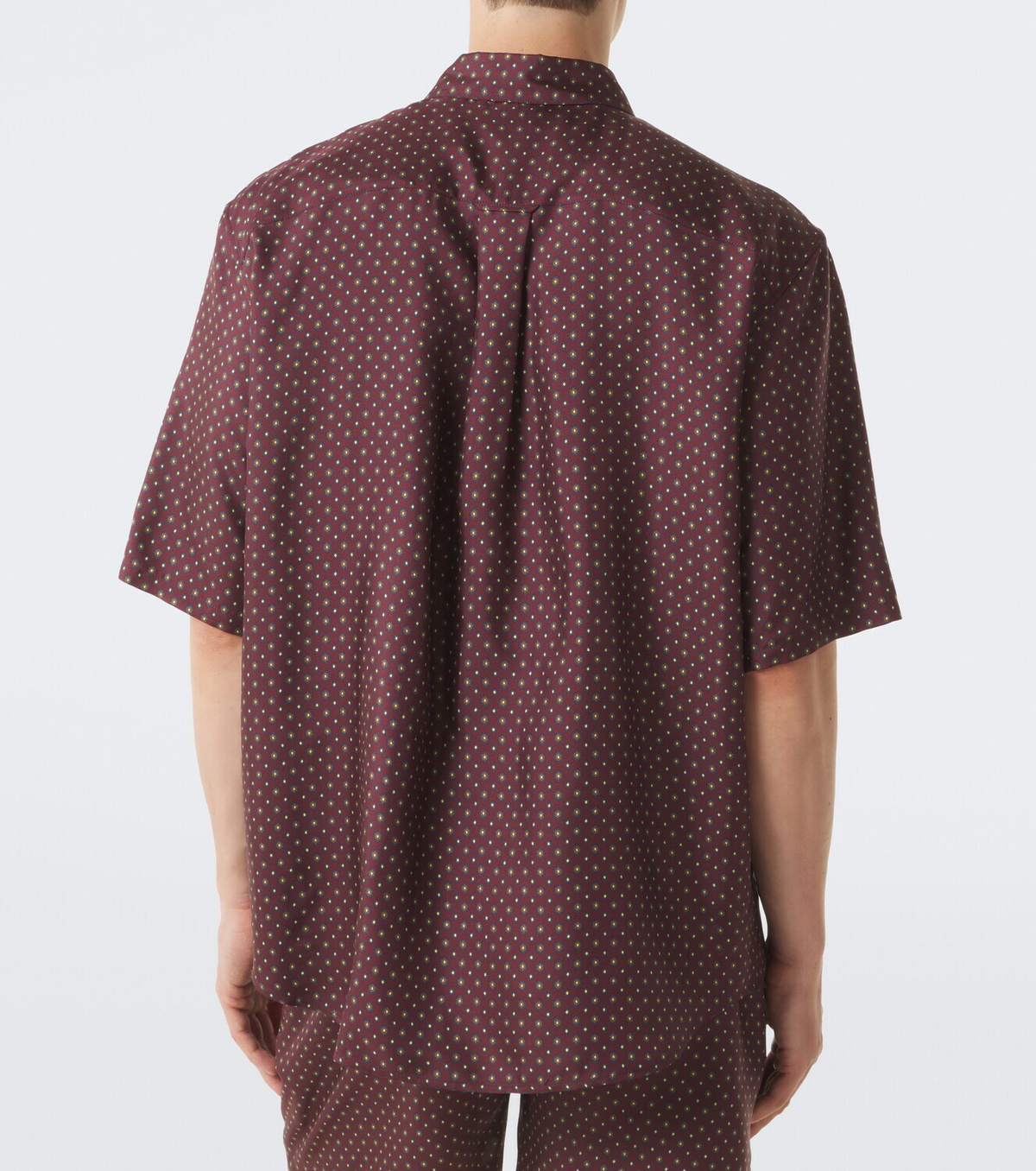 Saint Laurent Printed silk twill shirt