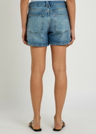 Good American Good Everyday Stretch-denim Shorts Blue
