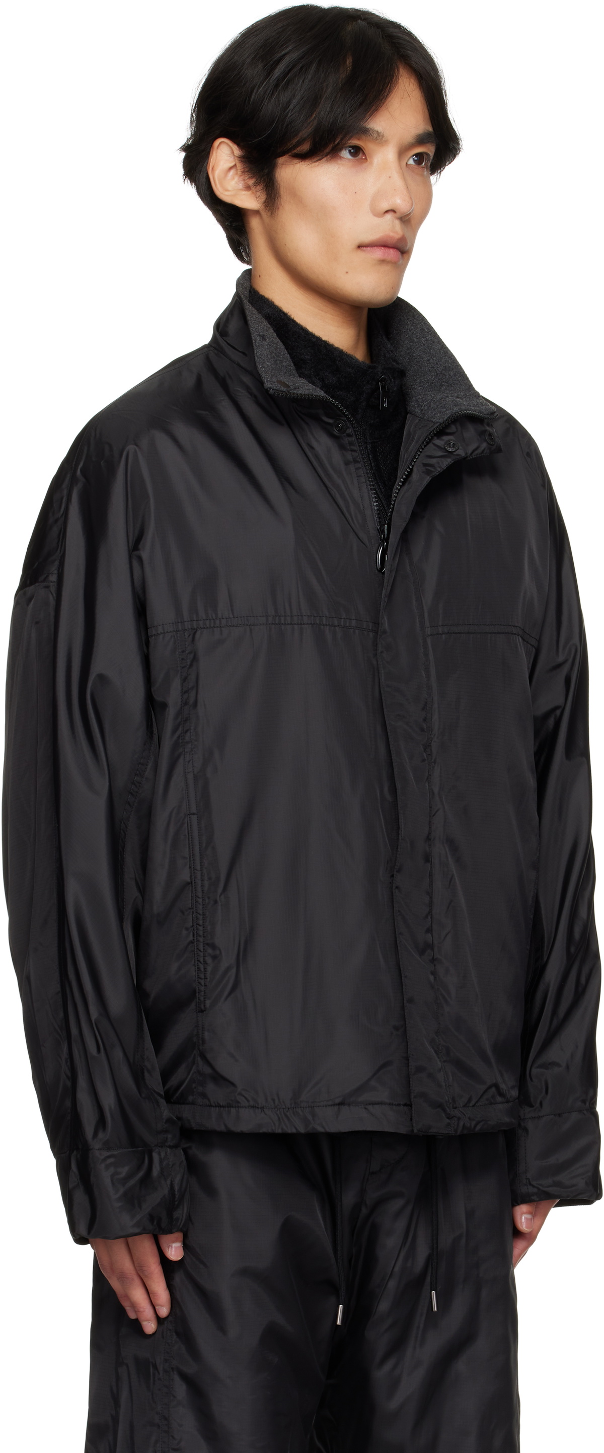 LE17SEPTEMBRE Black Shelled Jacket