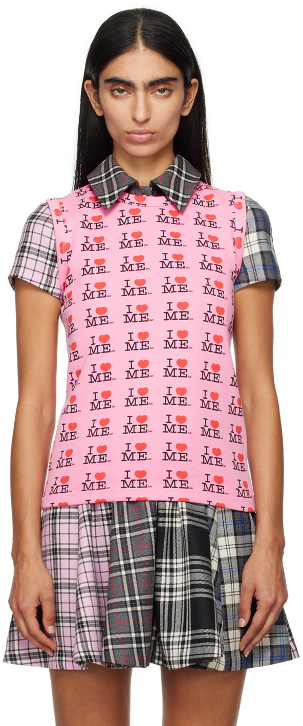 Ashley Williams White 'I Heart Me' Tank Top Ashley Williams