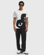 Comme des Garçons Play TEE LOGO PRINT KNIT black/white Mens Shortsleefe