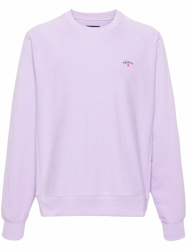 Noah NYC Grey Cashmere Donegal Crewneck Sweater Noah NYC