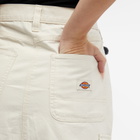 Dickies Women's Duck Canvas Cargo Midi Skirt in Whitecap Gray