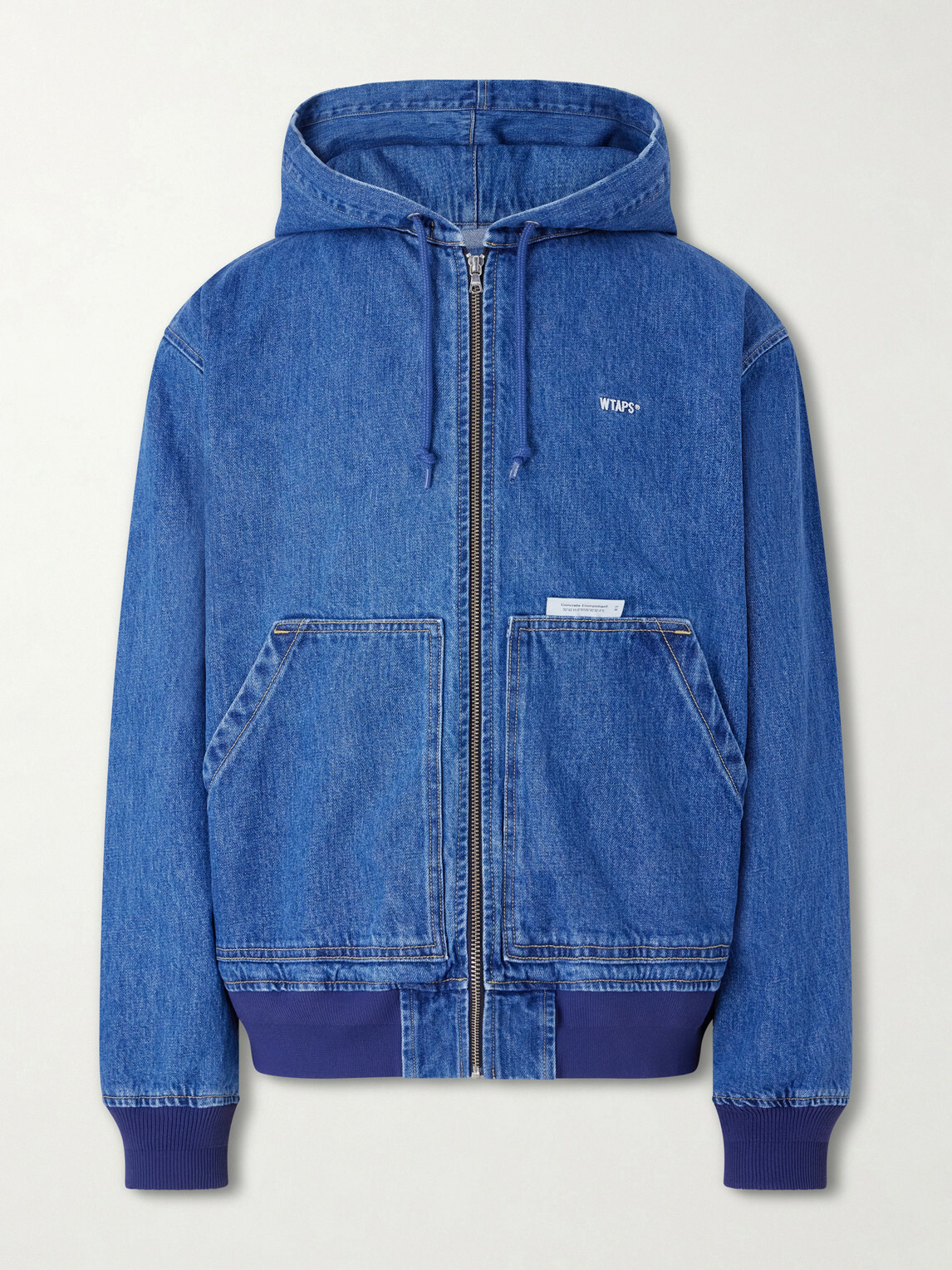 WTAPS - D00M Denim Hooded Jacket - Blue