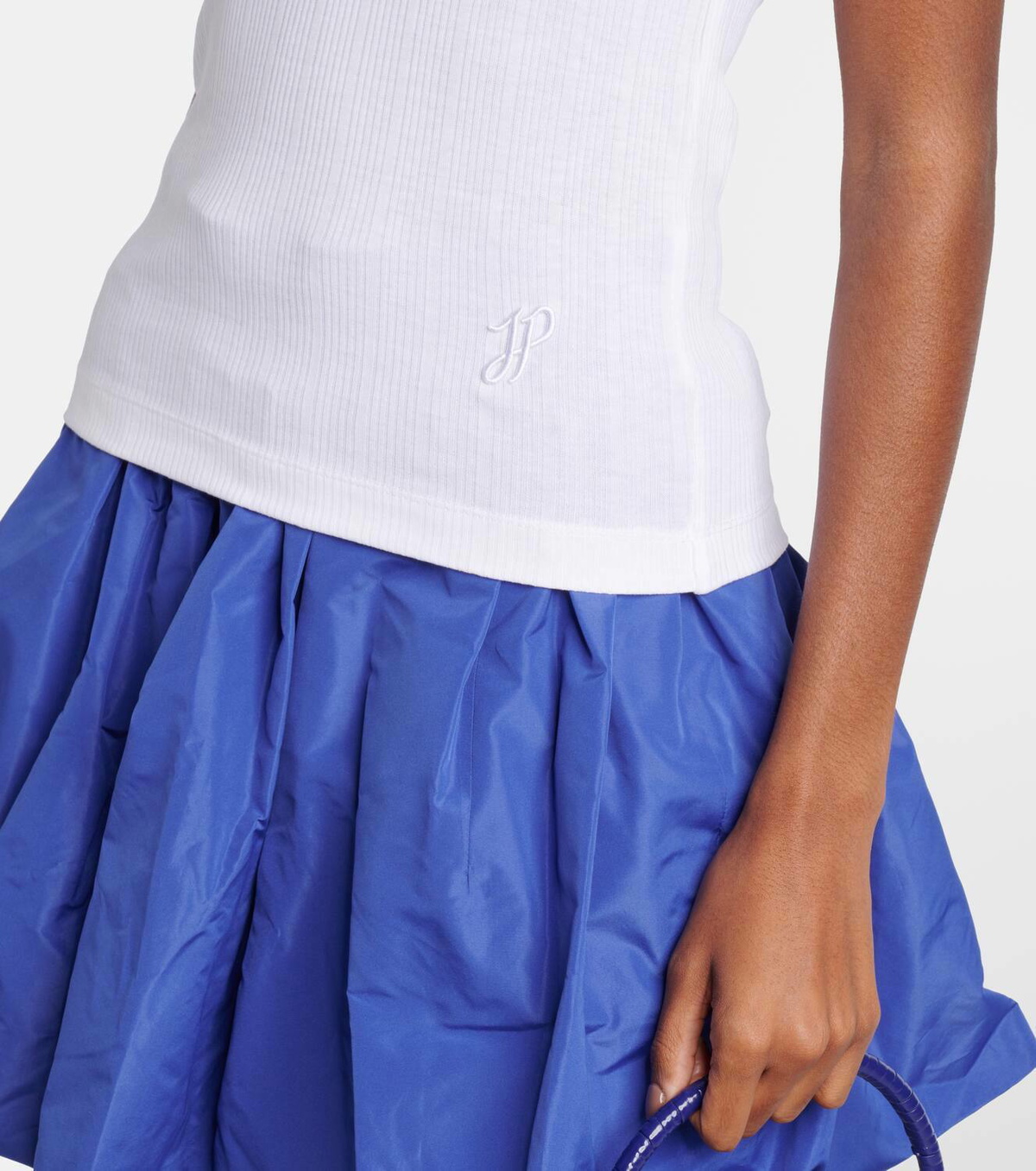 Patou Ribbed-knit T-shirt