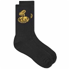 Fucking Awesome Men's Flea Sock in Black