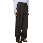 Camiel Fortgens Brown Wool Suit Trousers