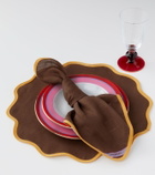 La DoubleJ Rainbow Chocolate Large set of 2 napkins