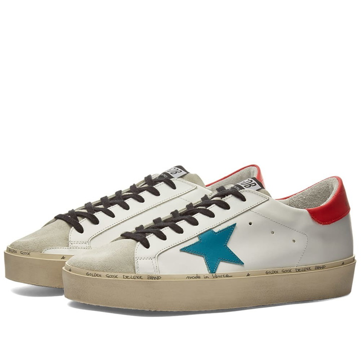 Photo: Golden Goose Hi Star Leather Suede Sneaker