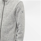 Tilak Men's Poutnik Mink Zip Fleece Jacket in Light Grey Melange