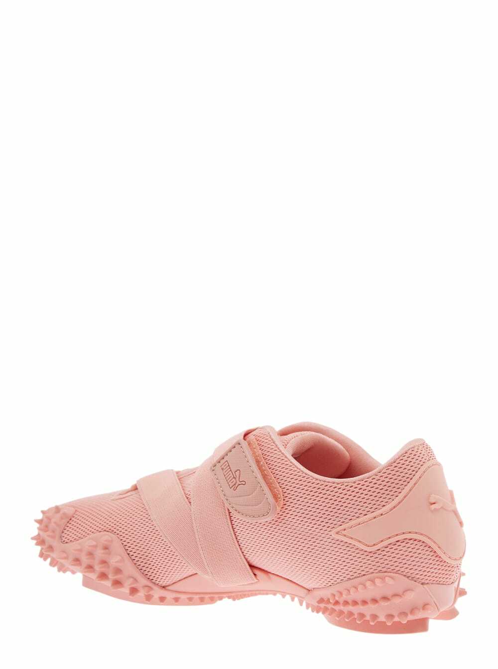 Puma mostro Pink Low Top Sneakers With Embossed Logo On Side And Heel In Mesh Unisex