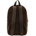 Boss Brown Leather Crosstown Backpack