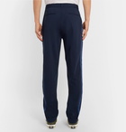 Beams Plus - Slim-Fit Striped Twill Trousers - Men - Navy