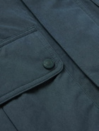 Belstaff - Drome Cotton-Blend Gabardine Hooded Jacket - Blue