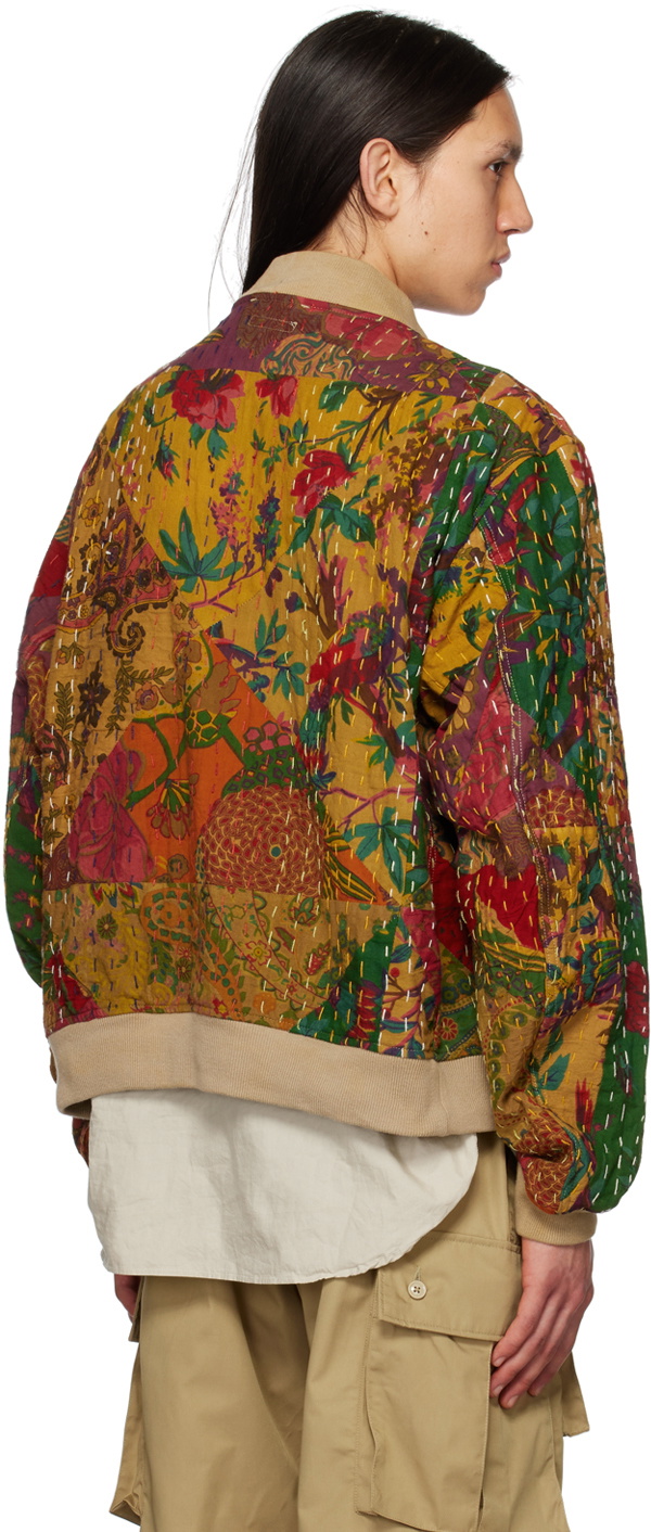 Engineered Garments Multicolor Embroidered Bomber Jacket Engineered