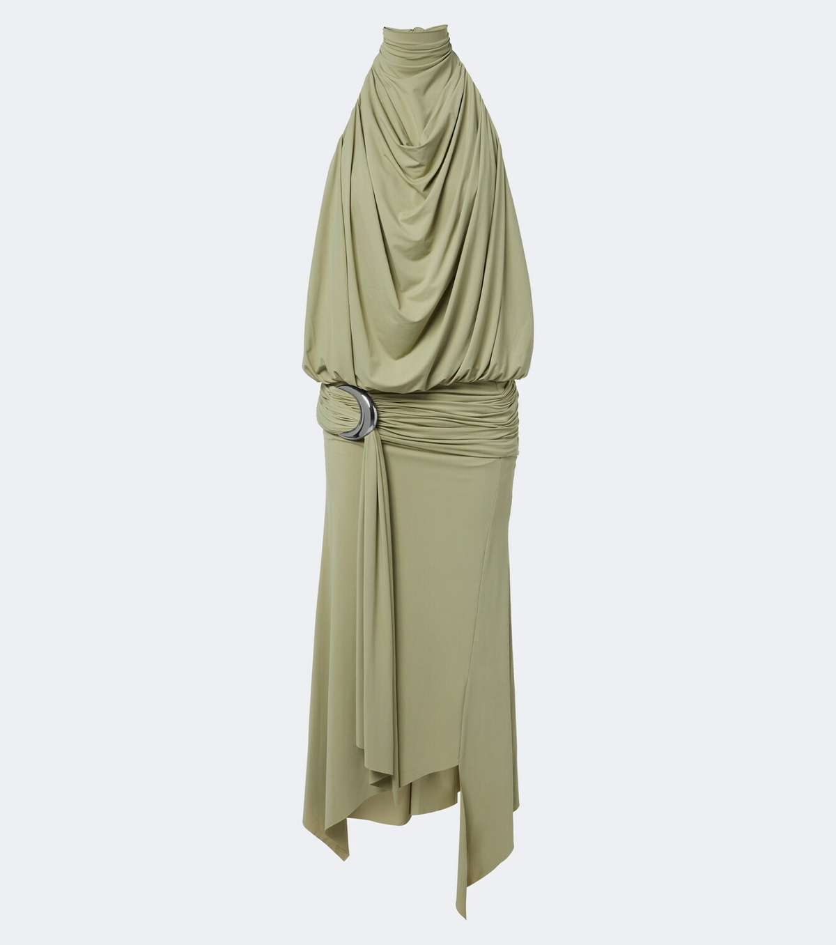 De La Vali Vida draped jersey minidress