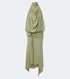 De La Vali Vida draped jersey minidress