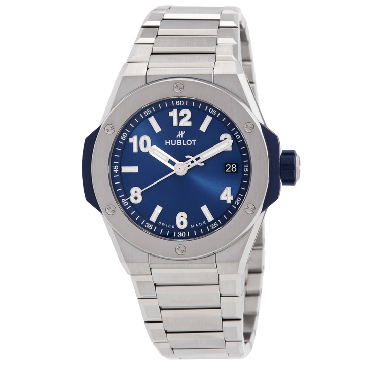 Photo: Hublot Big-Bang Automatic Blue Dial Ladies Watch 457.NX.7170.NX