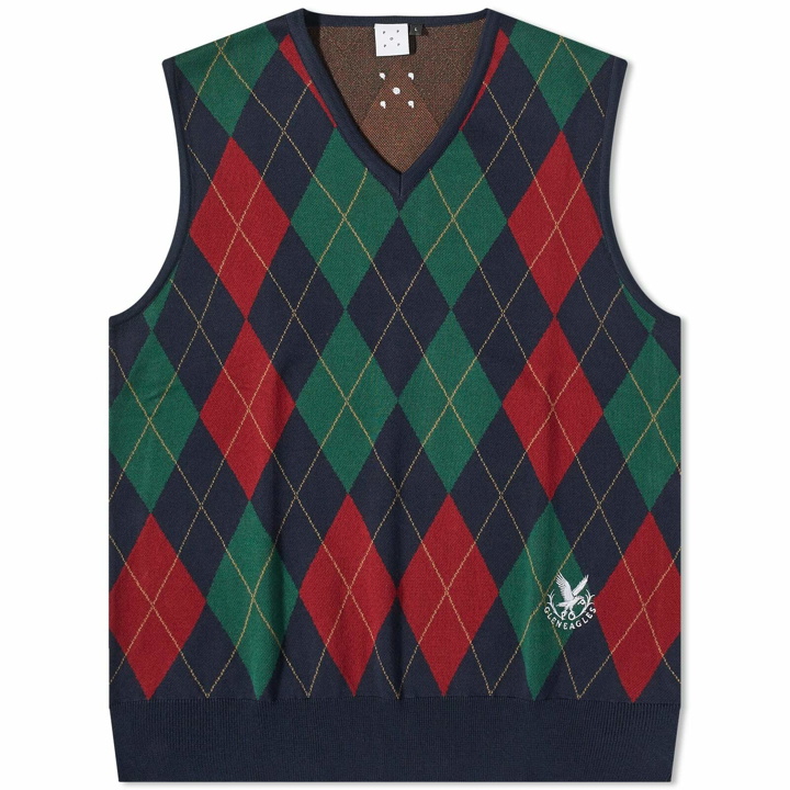 Photo: Pop Trading Company x Gleneagles by END. Knitted Vest in Argyle