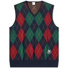 Pop Trading Company x Gleneagles by END. Knitted Vest in Argyle