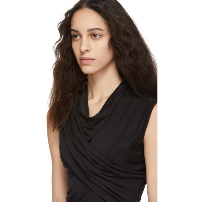 RICK OWENS lilies draped neck twist top online