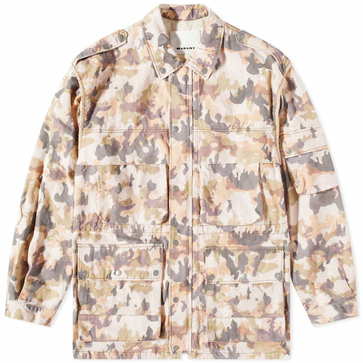 Photo: Isabel Marant Men's Elias Camo Filed Jacket in Camel