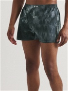 Anonymous ism - Tie-Dyed Cotton Boxer Shorts - Gray