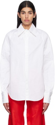 Bianca Saunders White Row Back Shirt