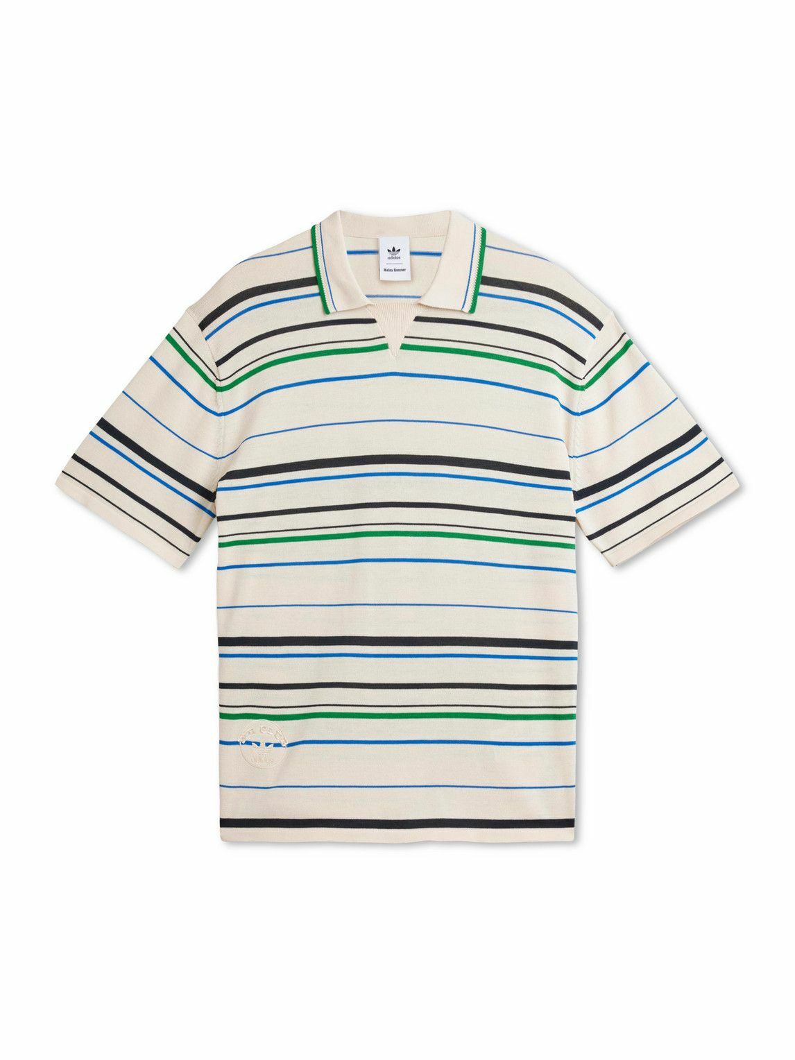 トップス adidas Alexander Wang Mesh LS Polo Adidas Originals by Alexander Wang Long Sleeve Mesh Polo