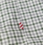 Freemans Sporting Club - CS-1 Button-Down Collar Gingham Cotton-Twill Shirt - Green