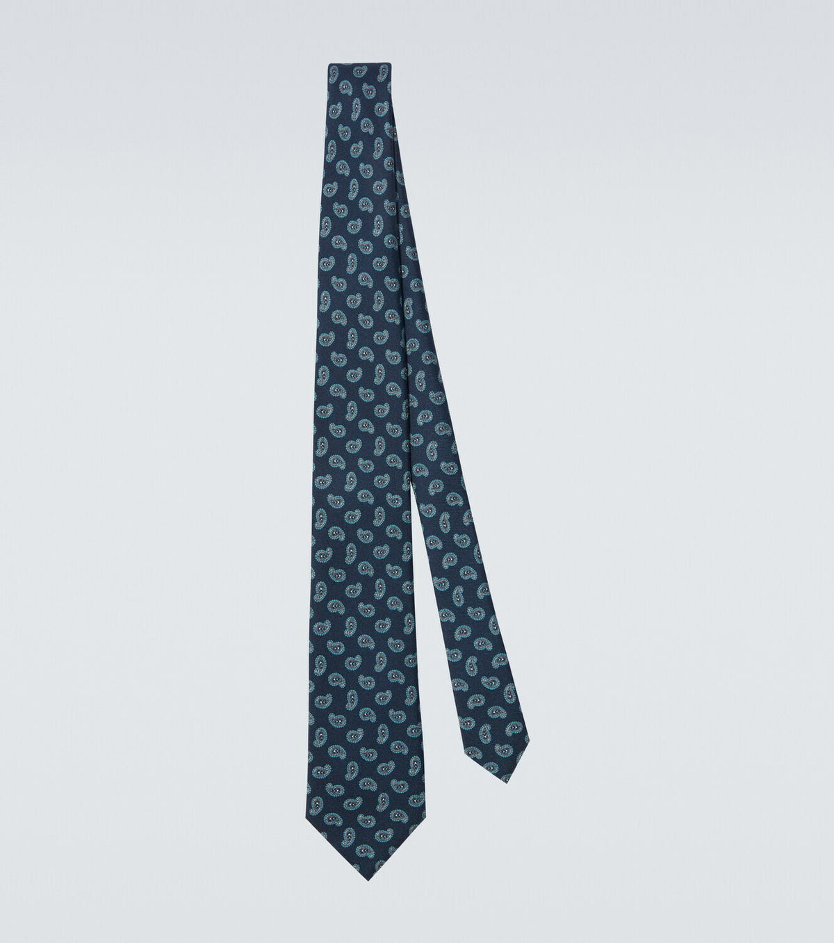Brioni Paisley silk jacquard tie