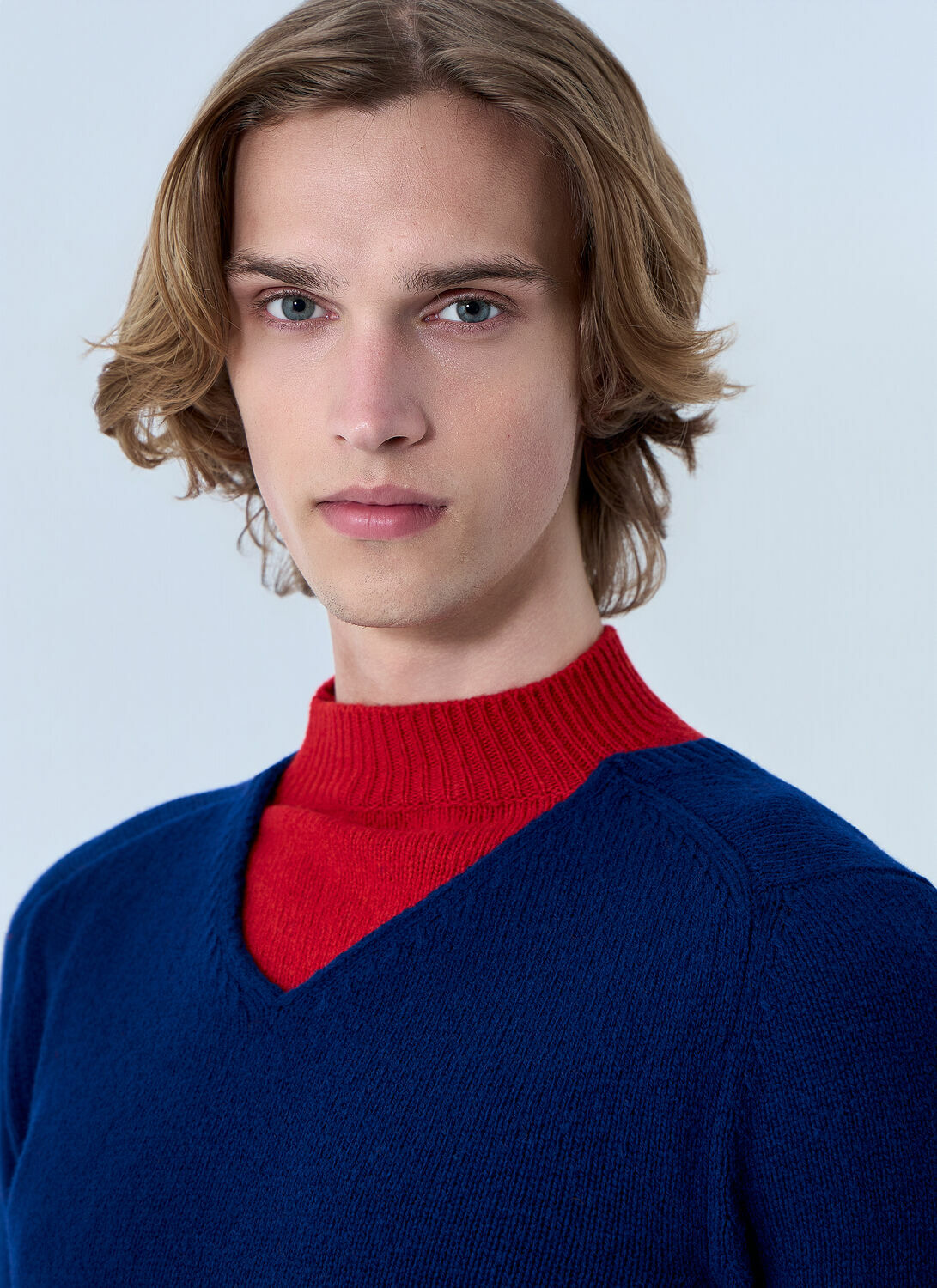 Jil Sander Layered Knit Sweater Jil Sander