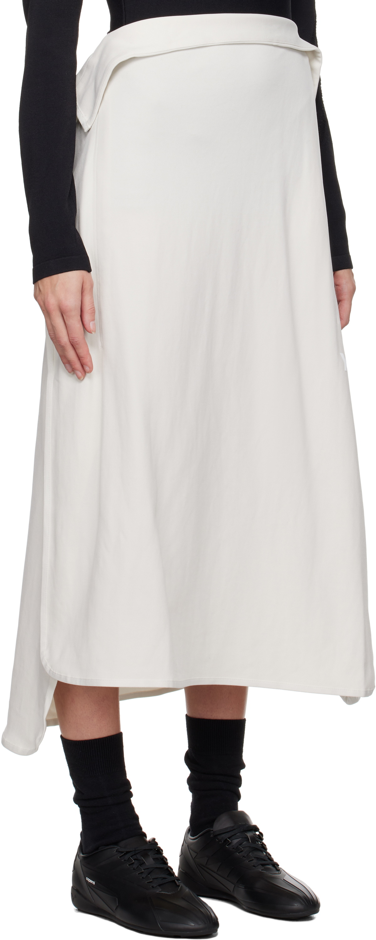 Y-3 Off-White Track Midi Skirt