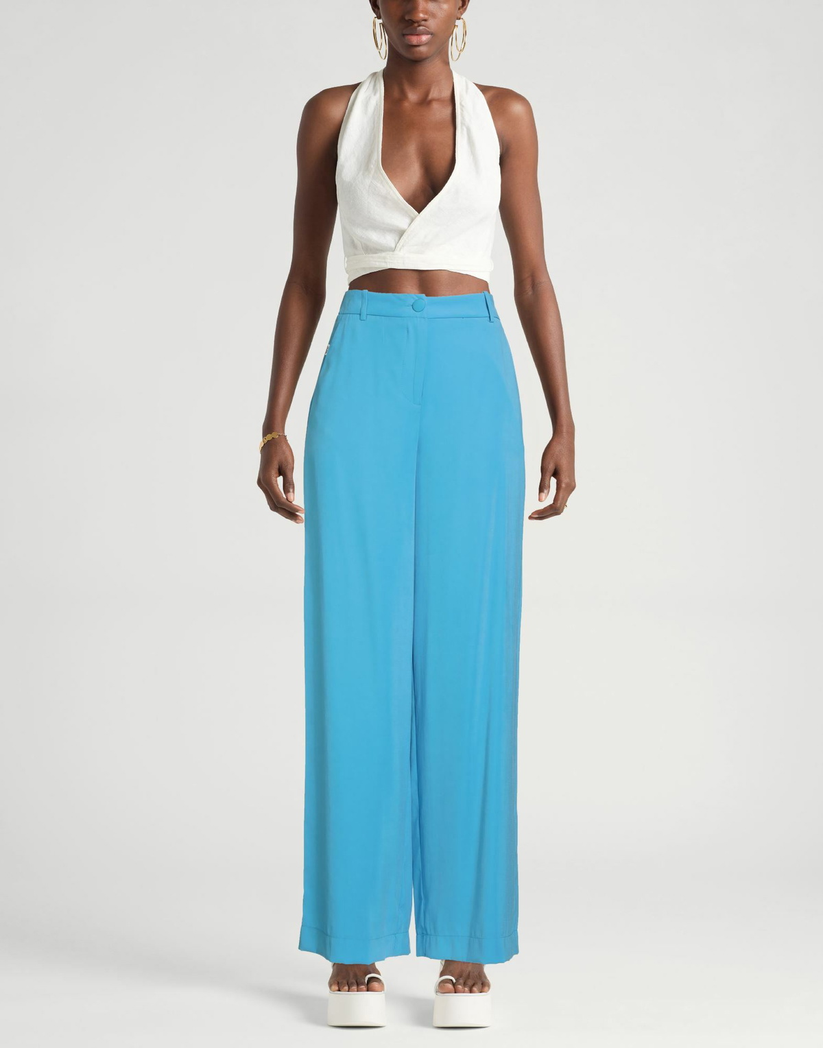 Jijil Womens Pants Azure