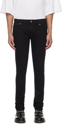 Nudie Jeans Black Tight Terry Jeans