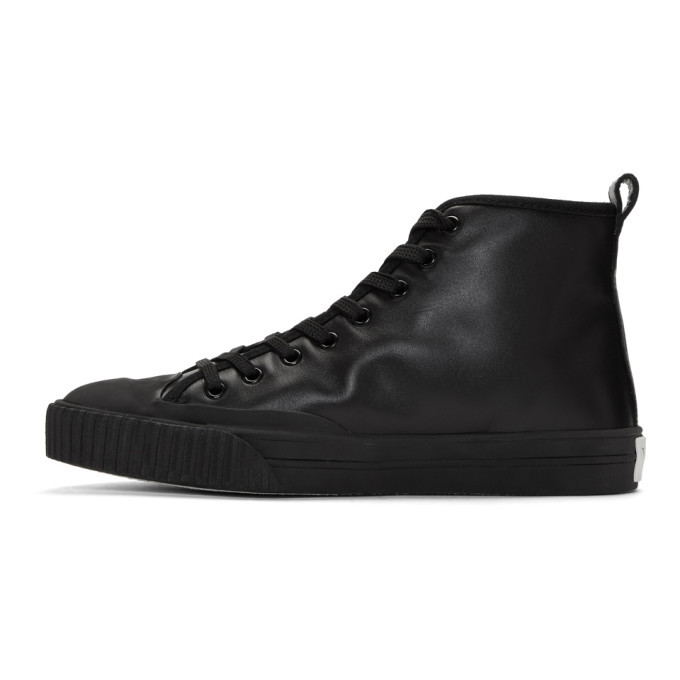 Valentino Black Valentino Garavani VLTN High-Top Sneakers